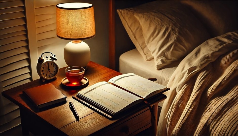 Calm evening routine for daily well-being at Shouldersphkneei